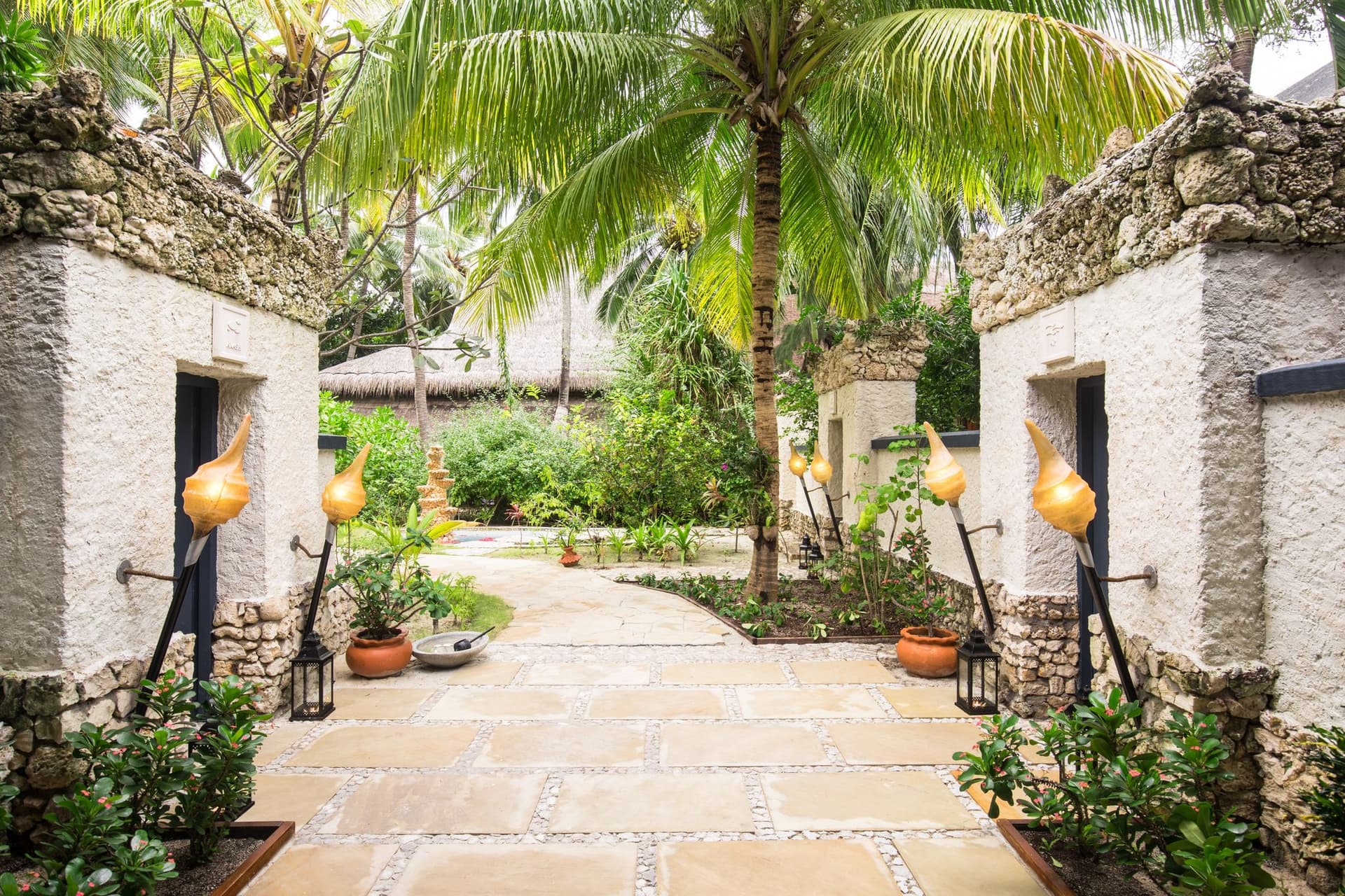Beach villa interior