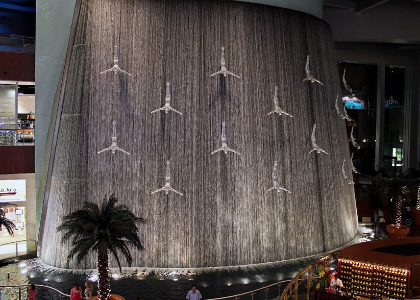 The Dubai Mall Waterfall