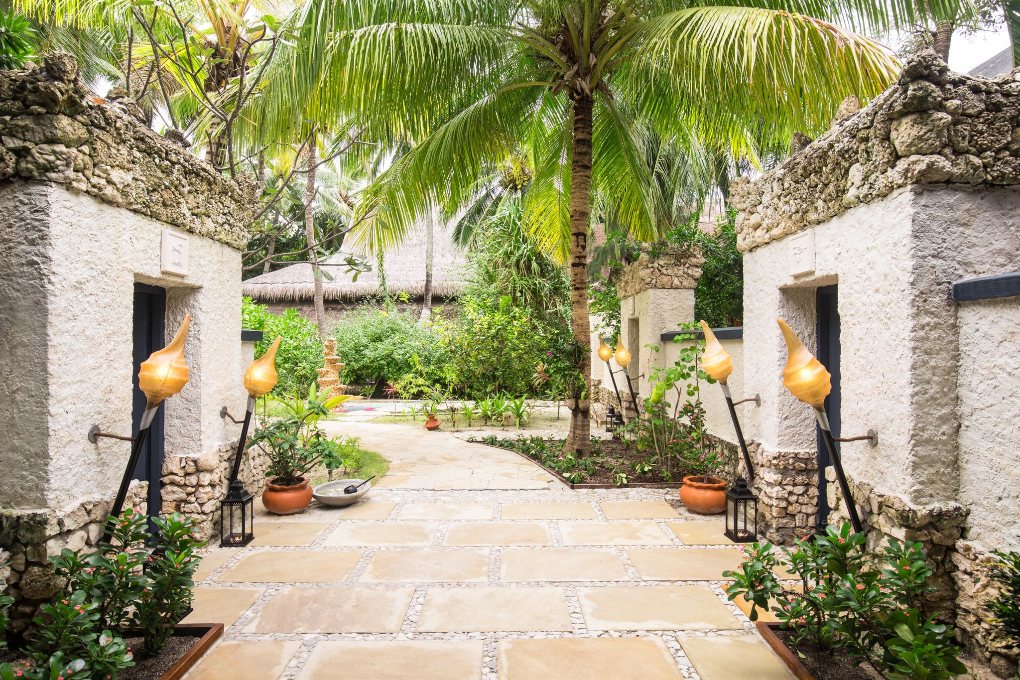 Beach villa interior